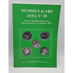 Nummus Et Ars catalogo d'Asta N 20 Monete Medaglie Banconote  1997